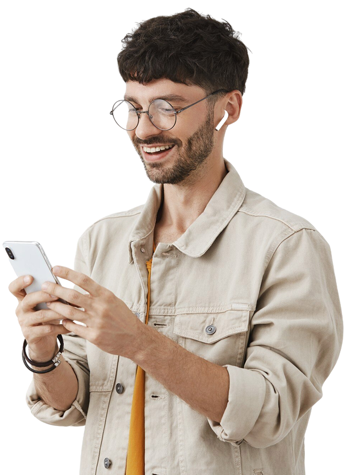 Happy customer enrolled point-based loyalty program