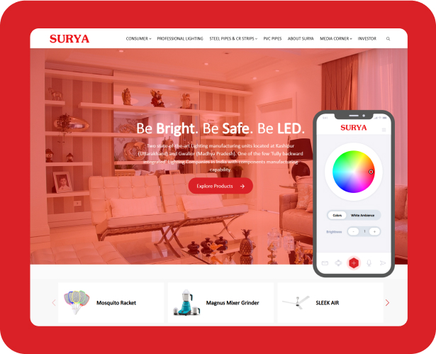 Web portfolio surya.co.in