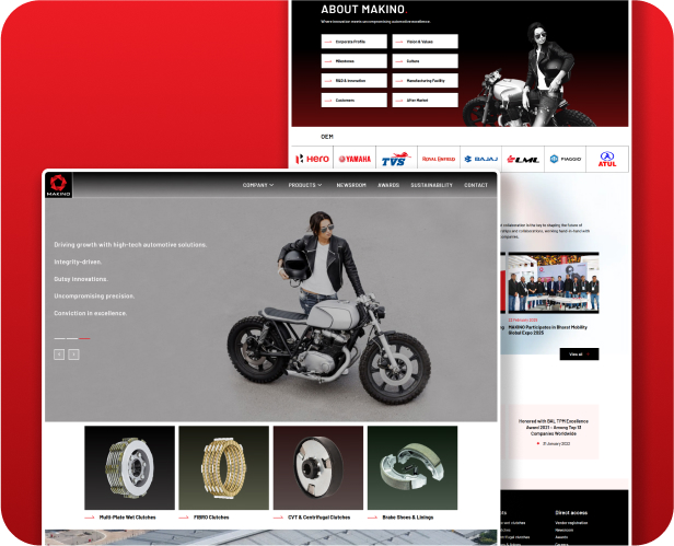 Web portfolio makino.in